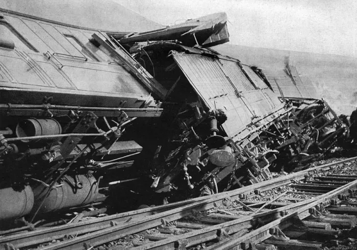 Framed Print : Wreckage of the Flying Scotsman Framed Print : Wreckage of the Flying Scotsman