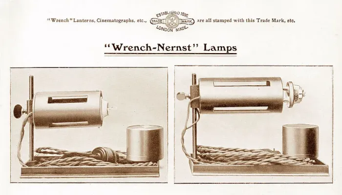 Framed Print : Wrench Nernst lamp for magic lantern projector Framed Print : Wrench Nernst lamp for magic lantern projector