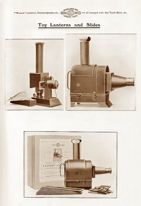 Framed Print : Wrench toy magic lantern slide projector Framed Print : Wrench toy magic lantern slide projector