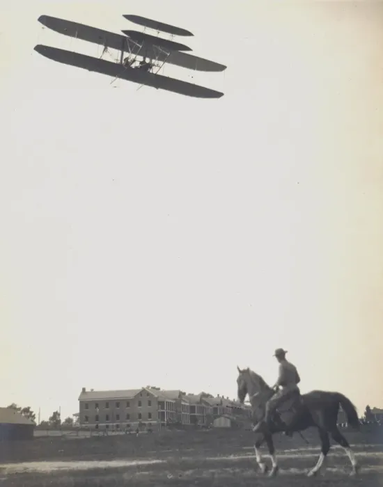 Framed Print : The Wright aeroplane at Fort Myer, Va Framed Print : The Wright aeroplane at Fort Myer, Va