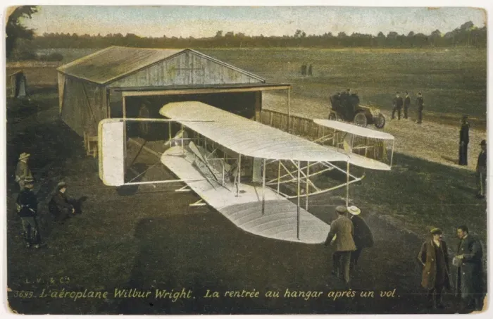 Framed Print : Wright at Auvours 1908 Framed Print : Wright at Auvours 1908