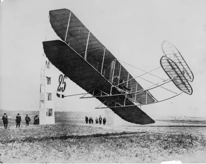 Framed Print : Wright Model A at Reims in 1909 Framed Print : Wright Model A at Reims in 1909