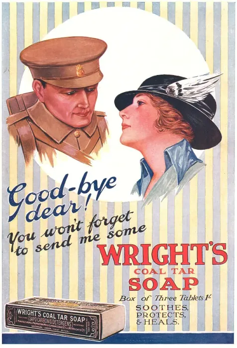 Framed Print : Wright's Coal Tar Soap Advertisement Framed Print : Wright's Coal Tar Soap Advertisement