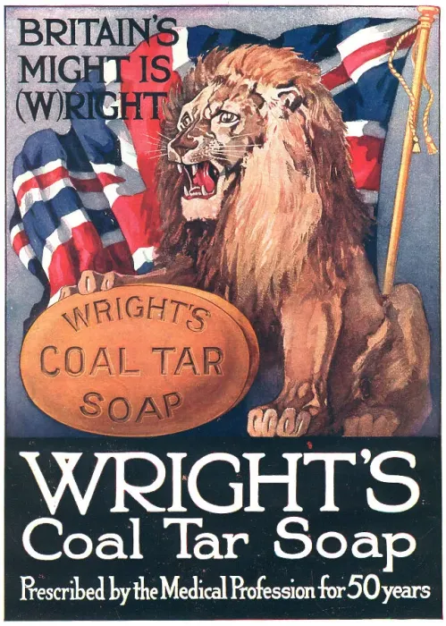 Framed Print : Wright's Coal Tar Soap Advertisement Framed Print : Wright's Coal Tar Soap Advertisement