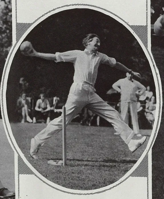 Framed Print : Writer A. P. Herbert, bowling Framed Print : Writer A. P. Herbert, bowling