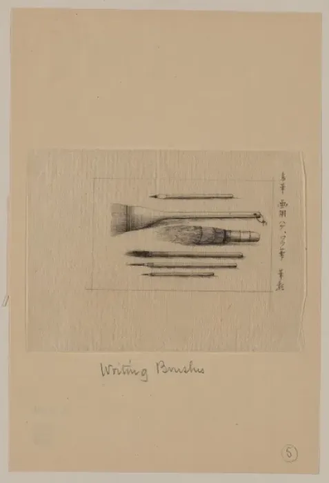 Framed Print : Writing brushes Framed Print : Writing brushes