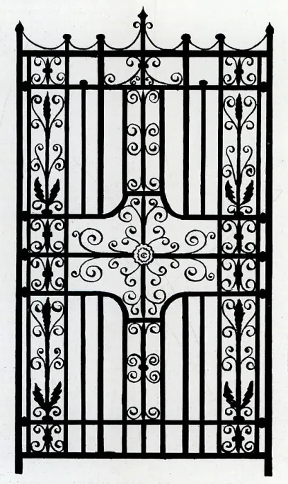 Framed Print : Wrought Iron gate Framed Print : Wrought Iron gate