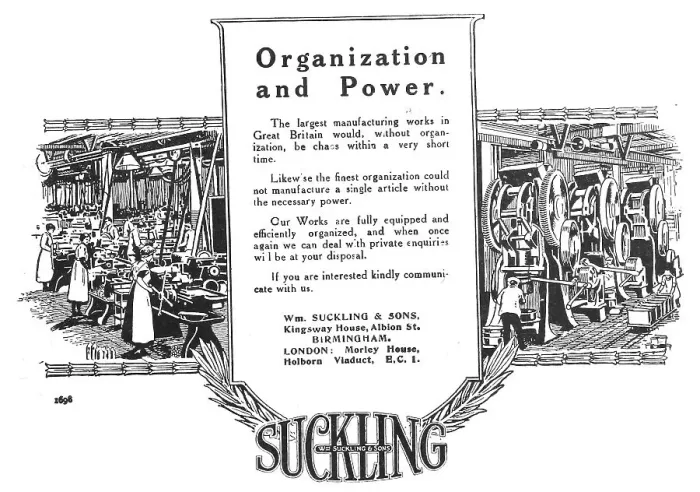 Framed Print : W.Suckling & Sons - Aeronautical Stampings & Repetition Work Framed Print : W.Suckling & Sons - Aeronautical Stampings & Repetition Work