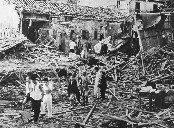Wuchang after Japanese bombing