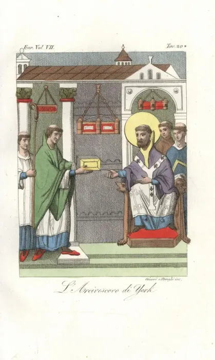 Framed Print : Wulfstan II, Archbishop of York, 11th century Framed Print : Wulfstan II, Archbishop of York, 11th century