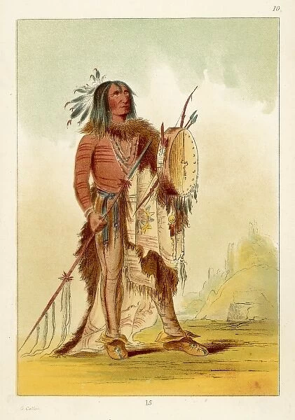 Wun-nes-tou, Medicine Man of the Blackfeet tribe