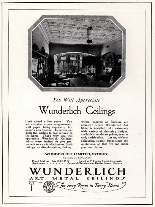 Framed Print : Wunderlich Limited Advertisement Framed Print : Wunderlich Limited Advertisement