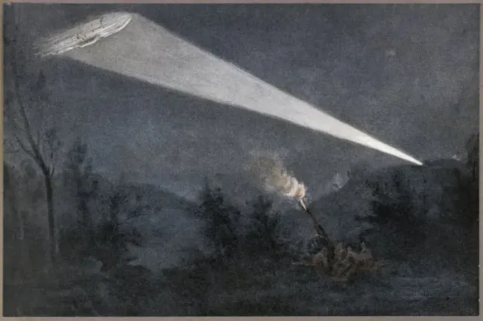 Framed Print : Ww1 / 1914 / Zeppelin Ship Framed Print : Ww1 / 1914 / Zeppelin Ship