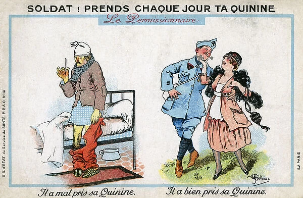 WW1 - The advantages of using Quinine to treat illness