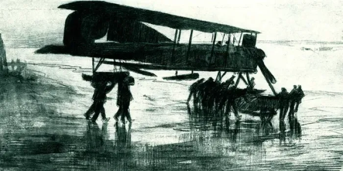 Framed Print : WW1 - Air Patrol - The Night Hawk, 1917 Framed Print : WW1 - Air Patrol - The Night Hawk, 1917