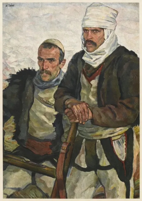 Framed Print : Ww1 Albanian Soldiers Framed Print : Ww1 Albanian Soldiers