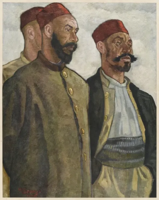 Framed Print : Ww1 Algerian Soldiers Framed Print : Ww1 Algerian Soldiers