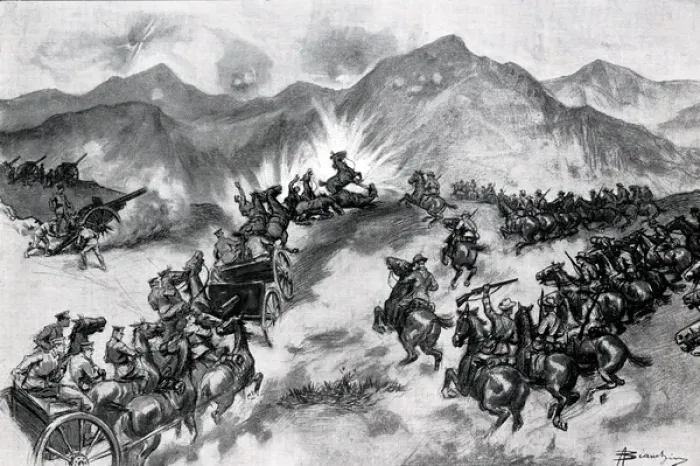 Framed Print : WW1 - Australian Infantry advancing to battle in Turkey Framed Print : WW1 - Australian Infantry advancing to battle in Turkey