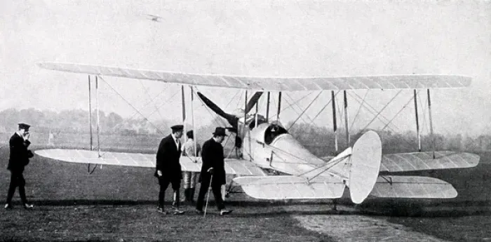 Framed Print : WW1 - Aviation at Hendon - Churchill inspecting aeroplanes Framed Print : WW1 - Aviation at Hendon - Churchill inspecting aeroplanes