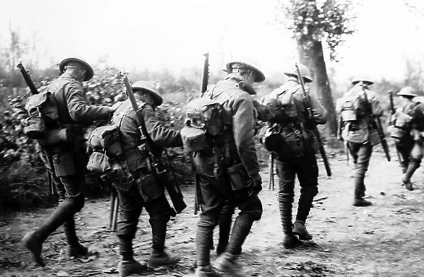 WW1 - Battle of Albert - British troops, blinded by gas