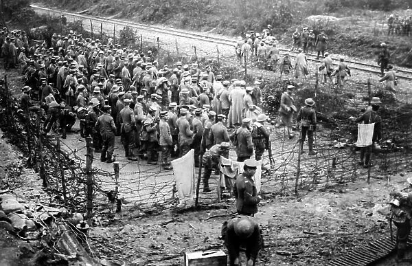 WW1 Battle of the Ancre - German prisoners taken