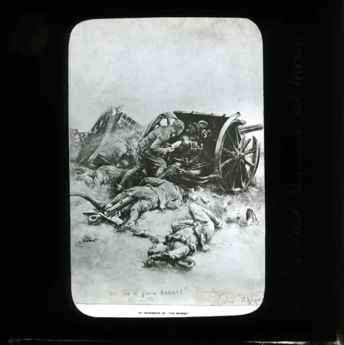 Framed Print : WW1 Battle of the Marne - The Last Gunner at Morin Framed Print : WW1 Battle of the Marne - The Last Gunner at Morin