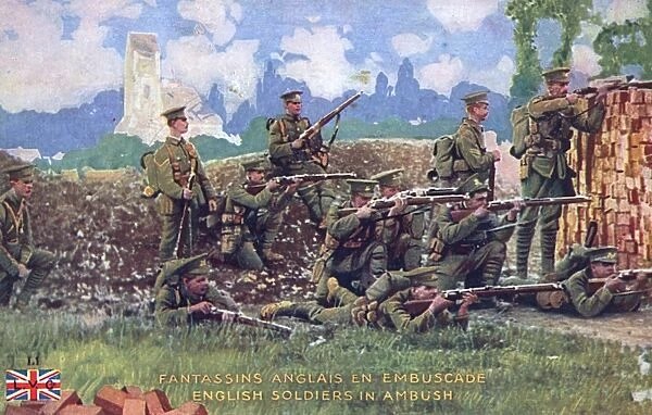 WW1 - British Sharpshooters set an ambush