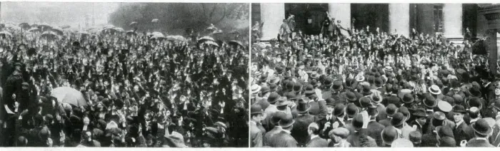 Framed Print : WW1 - Demonstrations in London in favour of Alien Internment Framed Print : WW1 - Demonstrations in London in favour of Alien Internment