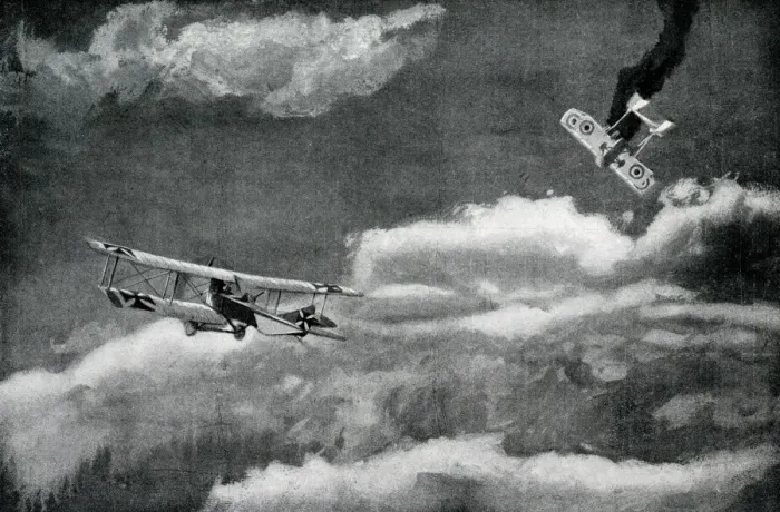 Framed Print : WW1 - French and German aerial combat, 1916 Framed Print : WW1 - French and German aerial combat, 1916