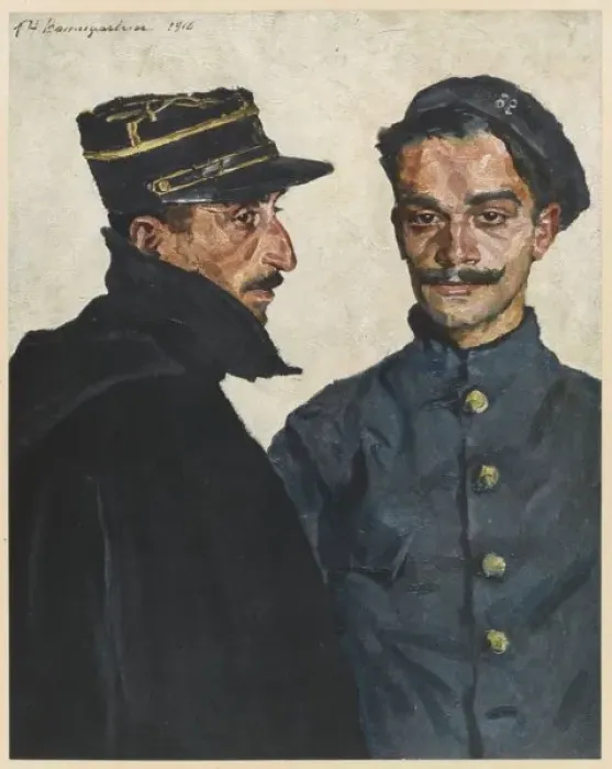 Framed Print : Ww1 French Soldiers Framed Print : Ww1 French Soldiers