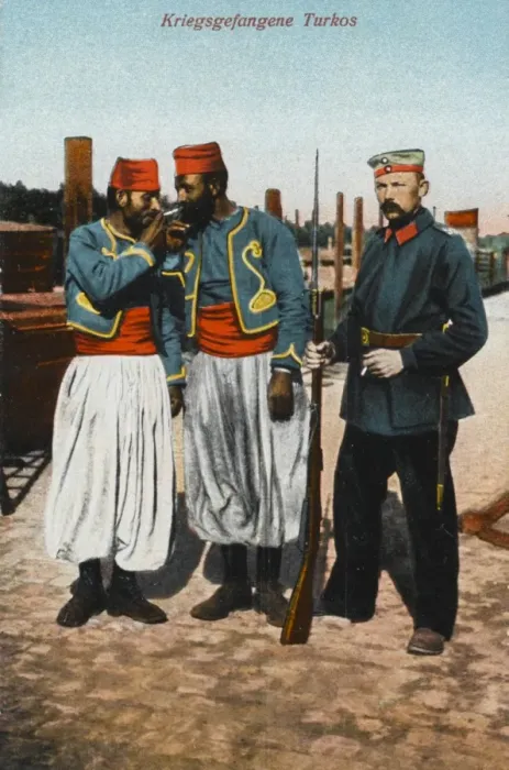 Framed Print : WW1 - French Turkos troops - Prisoners of War Framed Print : WW1 - French Turkos troops - Prisoners of War