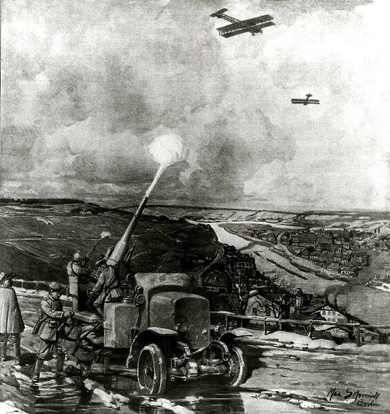 WW1 - German anti-Aircraft defences