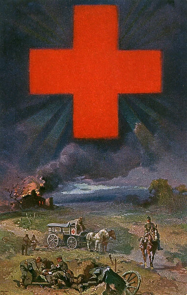 WW1 - German Red Cross postcard
