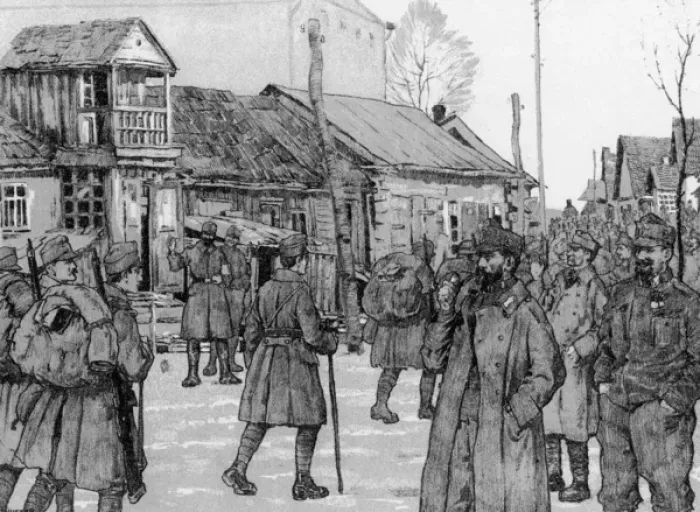 Framed Print : WW1 - German troops on the Eastern Front - behind the lines Framed Print : WW1 - German troops on the Eastern Front - behind the lines