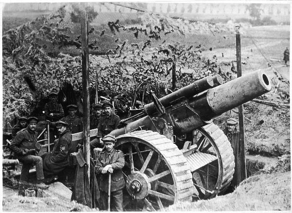 Ww1 Gun Emplacement  /  1918