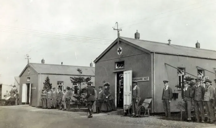 Framed Print : WW1 Home Front - British Red Cross Hospital at Netley Framed Print : WW1 Home Front - British Red Cross Hospital at Netley