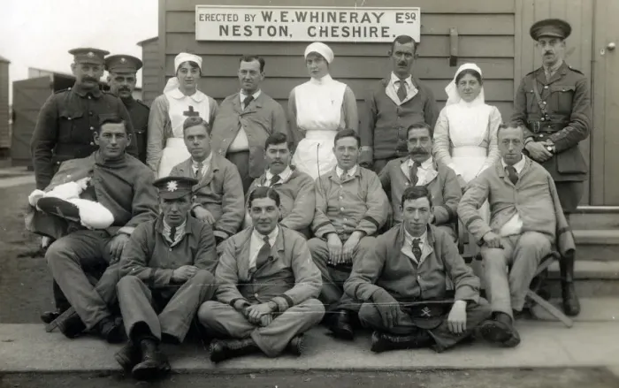 Framed Print : WW1 Home Front - British Red Cross Hospital at Netley