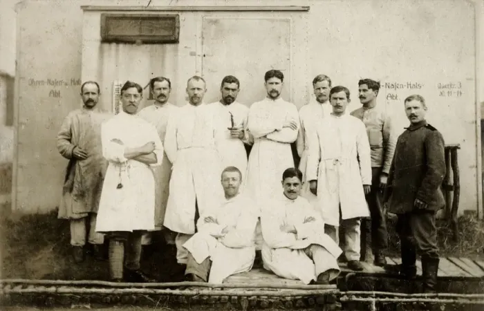 Framed Print : WW1 - Kiel Military Field Hospital - Ear-Nose-Throat Dept Framed Print : WW1 - Kiel Military Field Hospital - Ear-Nose-Throat Dept