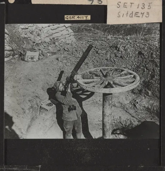 Framed Print : WW1 - Lantern Slide