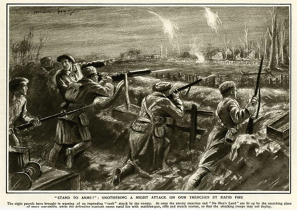 WW1 - Night attack and action in the trenches