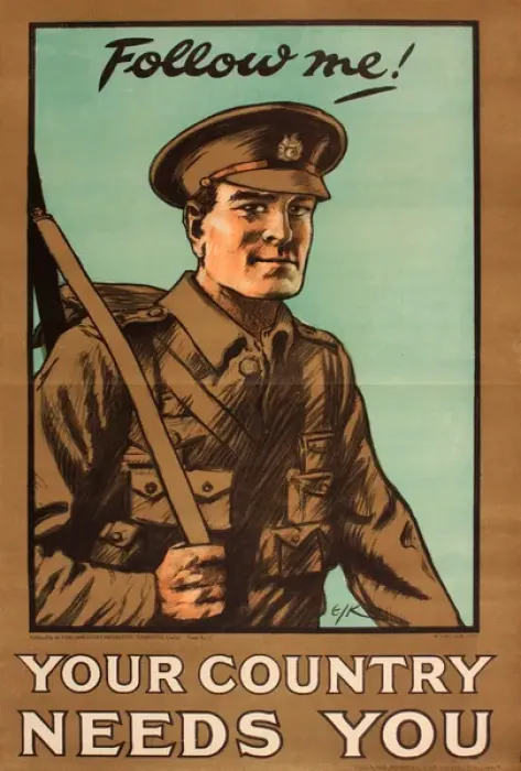 Framed Print : WW1 - Parliamentary Recruiting poster Framed Print : WW1 - Parliamentary Recruiting poster
