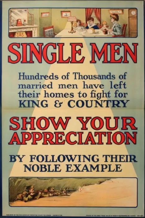 Framed Print : WW1 - Parliamentary Recruiting poster Framed Print : WW1 - Parliamentary Recruiting poster