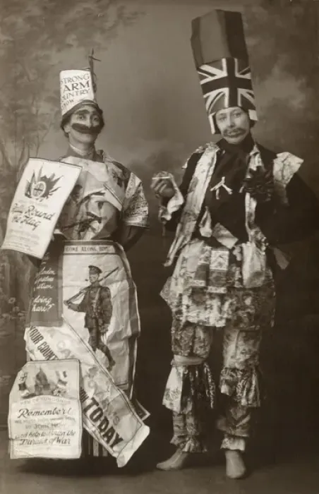 Framed Print : WW1 - Patriotic Fancy Dress Framed Print : WW1 - Patriotic Fancy Dress