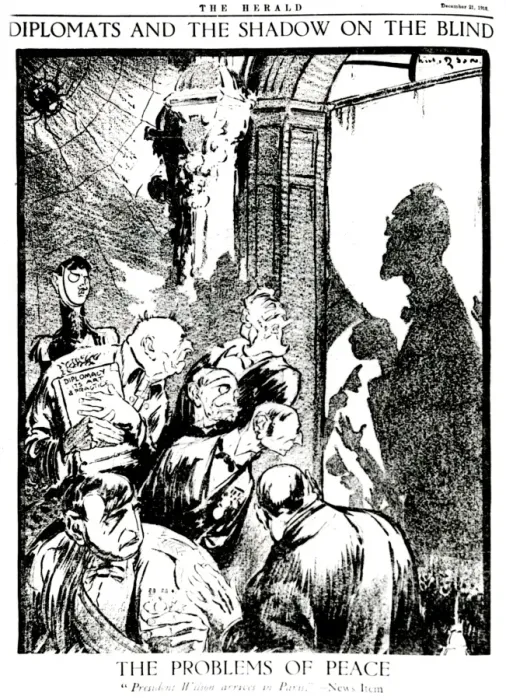 Framed Print : WW1 - Peace Talks - The Problems of Peace Framed Print : WW1 - Peace Talks - The Problems of Peace