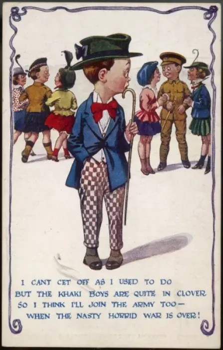 Framed Print : Ww1 Postcard Join Up? Framed Print : Ww1 Postcard Join Up?