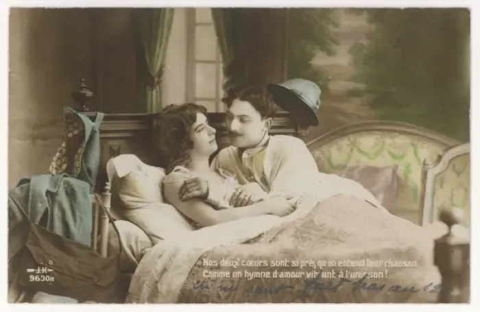 Framed Print : Ww1 Postcard on Leave Framed Print : Ww1 Postcard on Leave