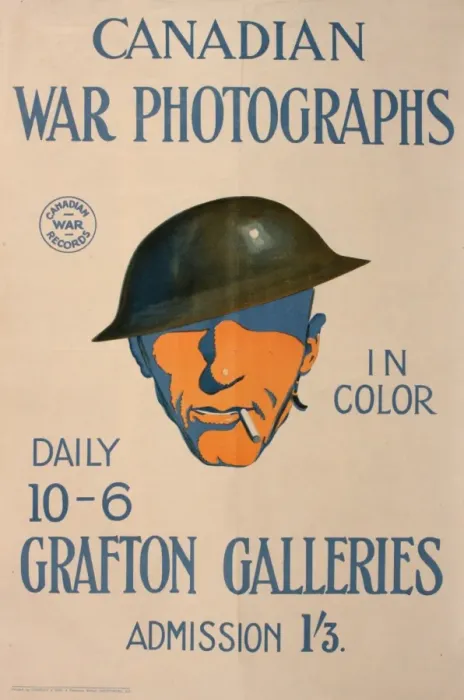 Framed Print : WW1 poster, Canadian War Photographs Framed Print : WW1 poster, Canadian War Photographs