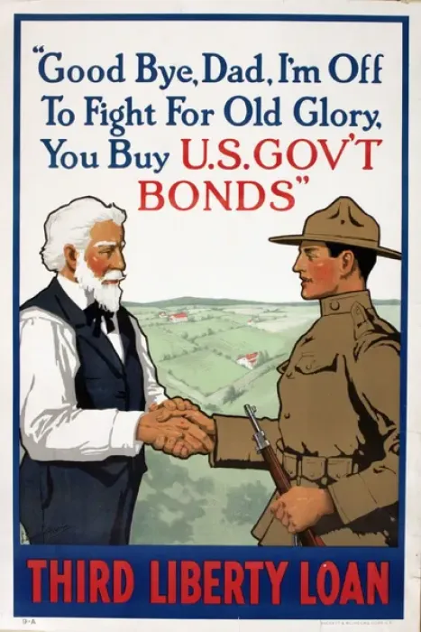 Framed Print : WW1 poster, Third Liberty Loan Framed Print : WW1 poster, Third Liberty Loan