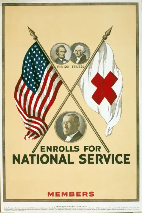 Framed Print : WW1 poster, Red Cross recruitment Framed Print : WW1 poster, Red Cross recruitment