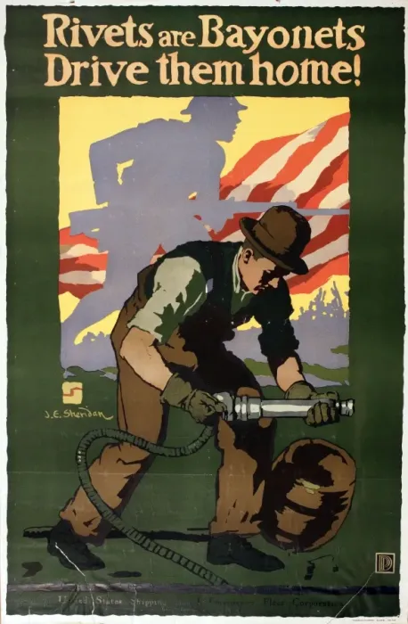 Framed Print : WW1 poster, US Shipping Board Framed Print : WW1 poster, US Shipping Board